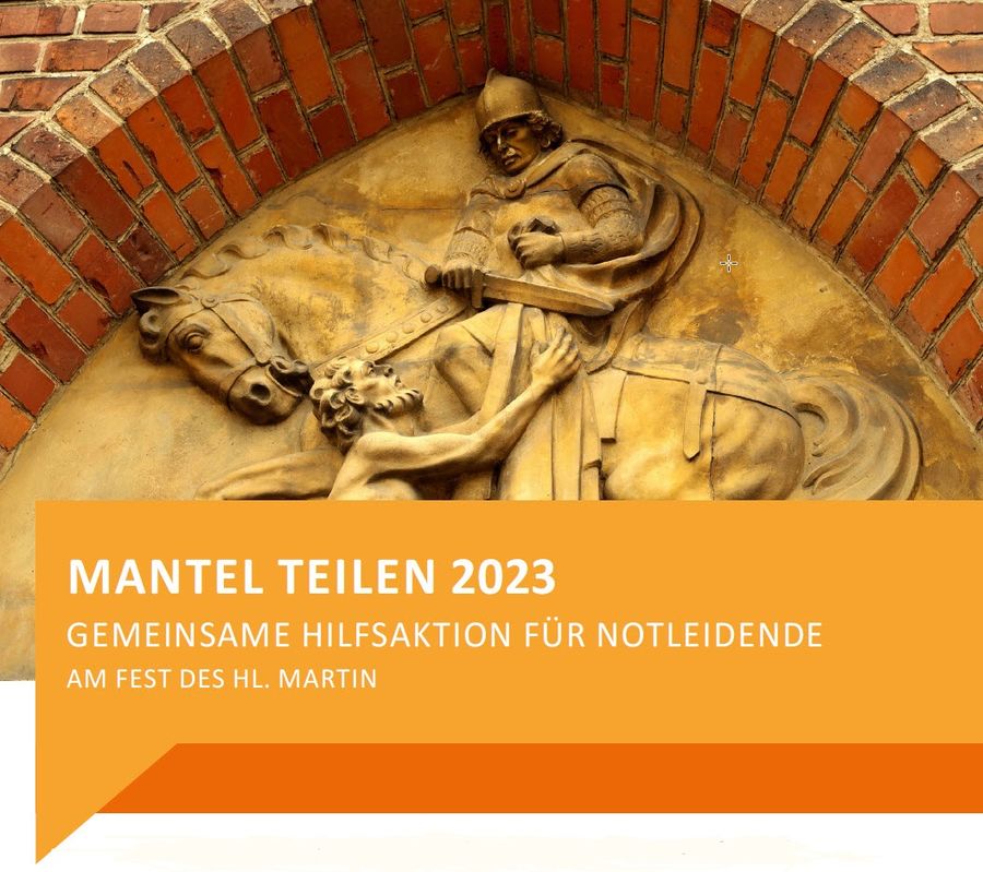 Sankt Martin: Den Mantel teilen. Foto: pixelio